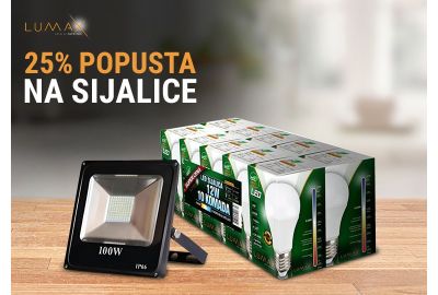 25% popusta na Lumax sijalice