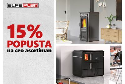 15% popusta na ceo Alfa Plam asortiman