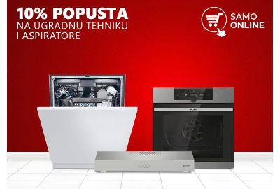 10% popusta na ugradnu tehniku i aspiratore – samo online