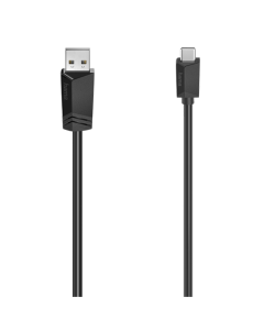 HAMA USB-A NA USB-C kabl 1.5m (Crna)So cheap