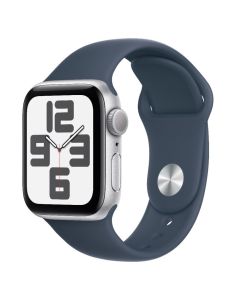 APPLE Watch SE (2. gen) 2023 GPS 40mm Silver Case/Storm Blue Sport Band S/M MRE13SE/A Pametni satSo cheap