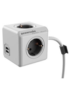 ALLOCACOC PowerCube Extended USB 4xSchuko + dual USB kabl duž.3mSo cheap