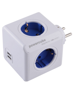 ALLOCACOC PowerCube Original USB 4xSchuko + dual USB - 1202BL/DEOUPCSo cheap