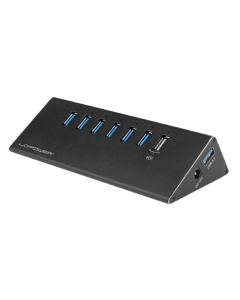 LC POWER USB 3.0 Hub 6+1-port - LC-HUB-ALU-2B-7So cheap