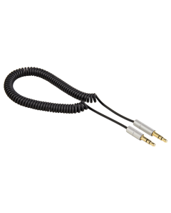 HAMA AUX audio kabl 3.5mm 3-pina m/m spiralni 1m (Crni) - 93775,So cheap