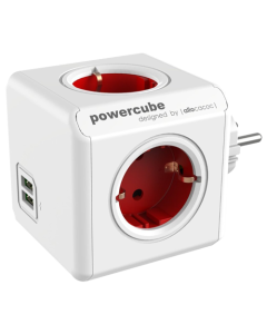 ALLOCACOC PowerCube Original USB 4xSchuko + dual USB - 1202RD/DEOUPCSo cheap