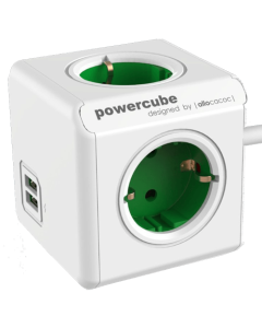 ALLOCACOC PowerCube Extended USB 4xSchuko + dual USB kabl duž.1.5mSo cheap