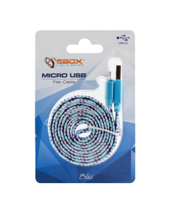 S-BOX Micro USB kabl, 1m (Plavi) - 898So cheap