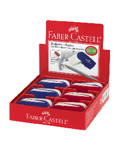 FABER-CASTELL Gumica za brisanje Sleeve 182401 (Crvena/Plava)So cheap