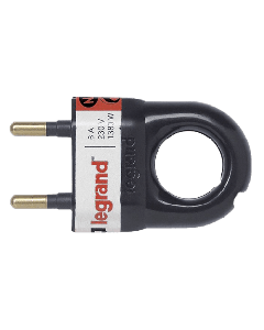 LEGRAND Utičnica 2P 6A Ring BlackSo cheap