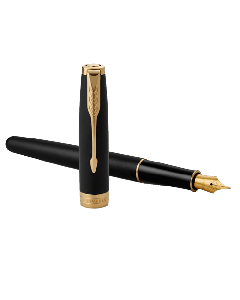 PARKER Nalivpero Sonnet Matte Black Lacquer 1931517 (Crno/Zlatno)So cheap