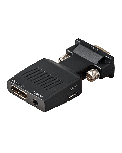 FAST ASIA adapter-konverter VGA na HDMI (+Audio 3.5mm) (m/ž-ž) (Crni),So cheap