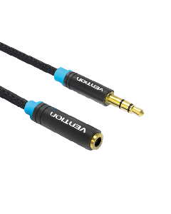 VENTION AUX audio produžni kabl 3.5mm m/ž 0.5m pozlata (Crni) - VAB-B06-B050-M,So cheap