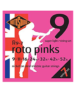 ROTOSOUND žice za sedmožičanu električnu gitaru 009/052w ROTO PINK - R9-7 So cheap