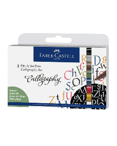 FABER CASTELL Set za kaligrafiju indijsko mastilo, set 8 komSo cheap