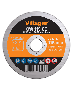 VILLAGER GW 115 60 Brusna ploča za metal So cheap