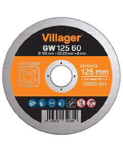 VILLAGER GW 125 60 Brusna ploča za metalSo cheap