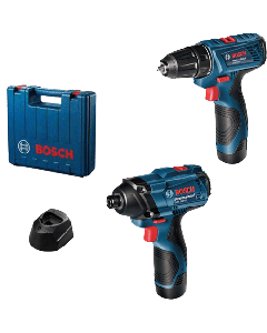 BOSCH Set akumulatorskih alata bušilica GSR 120-Li + udarni odvrtač GDR 120-LI + GAL 12V-20 u koferuSo cheap