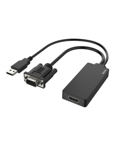 HAMA Konverter VGA + USB na HDMI (Crna) - 200342So cheap