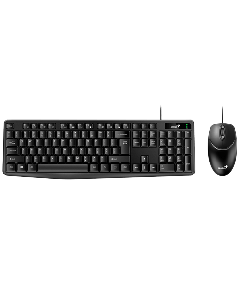 GENIUS Žična tastatura i miš KM-170 US (Crna)So cheap