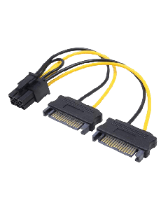 LINKOM Adapter za napajanje VGA 6pina-2 x sataSo cheap