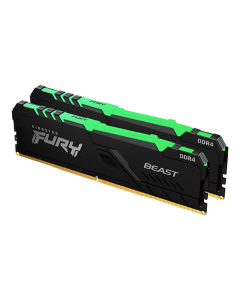 KINGSTON Fury Beast RGB 32GB (2 x 16GB) DDR4 3200MHz CL16 - KF432C16BBAK2/32So cheap