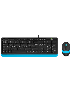 A4 TECH F1010 Fstyler Crna/Plava Žična tastatura i mišSo cheap