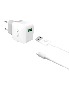 CELLY TCUSBTYPEC USB-A na USB-C 12W (Beli) PunjačSo cheap