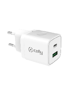 CELLY TC2USBUSBC20WWH USB-A + USB-C 20W (Beli) AdapterSo cheap