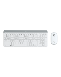 LOGITECH MK470 SLIM WIRELESS COMBO US 920-009205 Bela Bežična tastatura i mišSo cheap