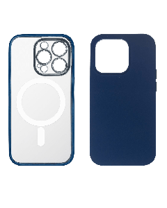 JUST IN CASE MAGPL110BL 2u1 transparentna/plava - Zaštitna maska za iPhone 14 ProSo cheap