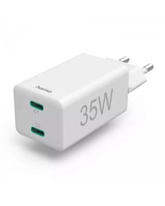 HAMA 2 x USB-C 35W (Beli) PunjačSo cheap