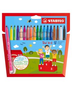 STABILO Trio A-Z 1/18 FlomasteriSo cheap