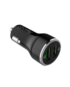 CELLY CC2USBQC30BK USB-A 36W (Crni) Auto punjačSo cheap