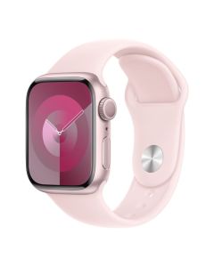 APPLE Watch Series 9 41mm GPS Pink Case/Light Pink Sport Band M/L MR943SE/A Pametni satSo cheap