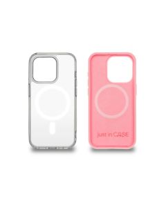 JUST IN CASE 2u1 MAG MIX Pink Maska za iPhone 15 ProSo cheap