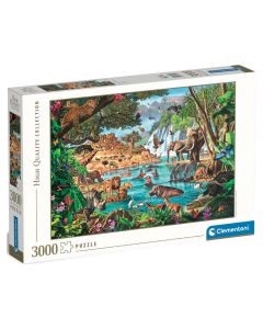 CLEMENTONI CL33551 African waterhole hqc Puzzle 3000So cheap