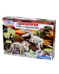 CLEMENTONI CL61245 Science&play T-rex i Triceraptors svetlećiSo cheap