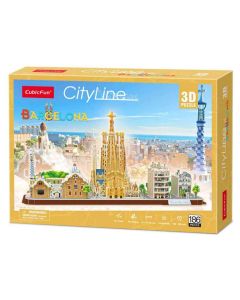 CUBICFUN CBF202569 City Line Barcelona PuzzleSo cheap