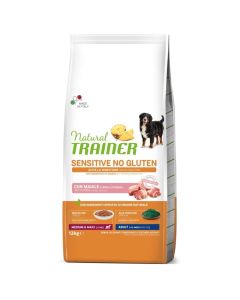 TRAINER NATURAL Sensitive No Gluten (svinjetina) 12kg Hrana za odrasle pse srednjih i velikih rasaSo cheap