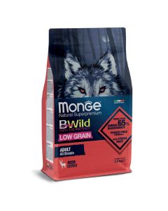 MONGE BWild Dog Adult All Low Grain Jelen 2.5 kg Suva hrana za pseSo cheap