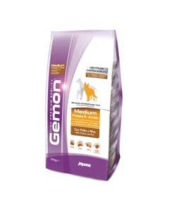 GEMON Medium Puppy & Junior Piletina i Pirinač 15kg Suva hrana za pse So cheap