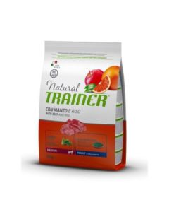 TRAINER NATURAL Dog Medium Adult Govedina i Pirinač 3kg Suva hrana za pseSo cheap