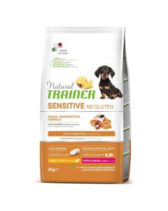 TRAINER NATURAL  Sensitive No Gluten sa lososom za štence i mlade pse malih rasa 2kgSo cheap