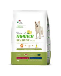 TRAINER NATURAL Sensitive Plus sa zečetinom za odrasle pse srednjih i velikih rasa 3kgSo cheap