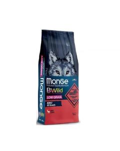 MONGE BWild Low Grain Adult All Breeds sa mesom jelena 12kg Hrana za pseSo cheap