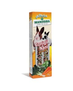 MANITOBA Štapići miks sa povrćem 70 g Hrana za patuljaste kunićeSo cheap