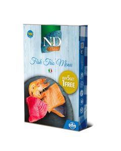 N&D NATURAL Can Cat Natural Fish Trio Menu 6 komada Hrana za mačkeSo cheap