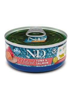 N&D NATURAL Can Cat Natural Tuna and Salmon 70 g Hrana za mačkeSo cheap