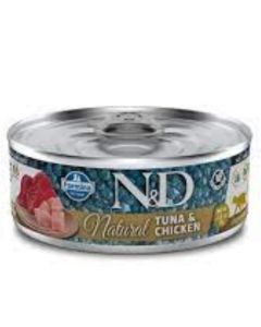 N&D NATURAL Can Cat Natural Tuna and Chicken 70 g Hrana za mačkeSo cheap